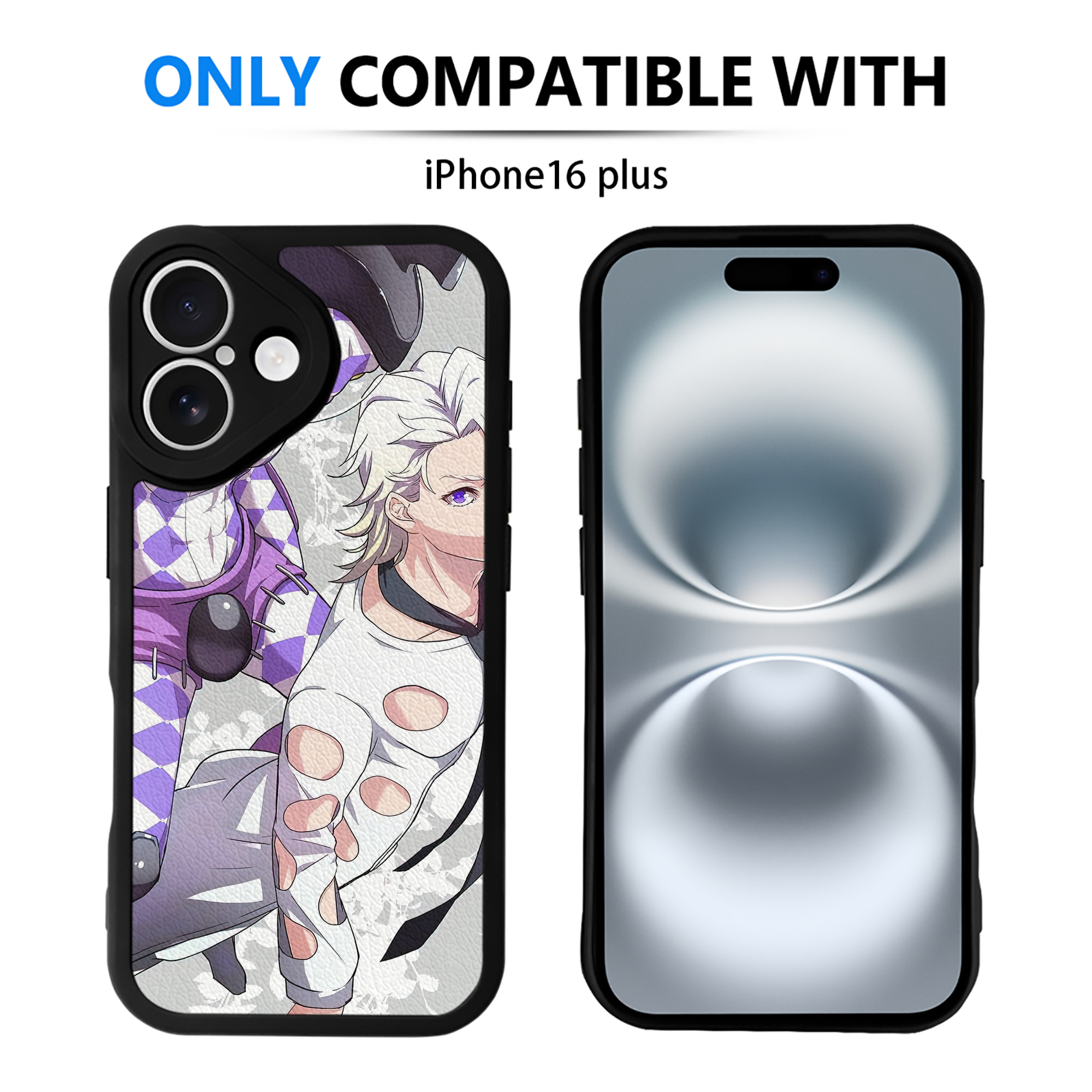 （画像用） ジョジョの奇妙な冒険 JoJo's Bizarre Adventure 【iPhone 16シリーズ対応】シリコンスマホケース（レザー調） 材質：シリコン